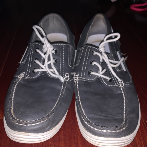 Men's Dark Gray Loafers - Picture 3 of 7